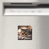 Aimant Chat Endormi (In Situ (Lave-vaisselle))