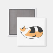 Aimant Chat endormi (Recto/Verso)