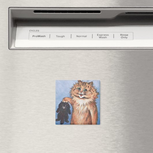 Aimant Chat et chatons, Louis Wain (In Situ (Lave-vaisselle))