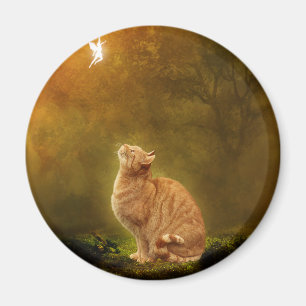 Aimant Chat et fée