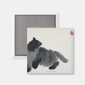Aimant Chat et papillon (Recto/Verso)