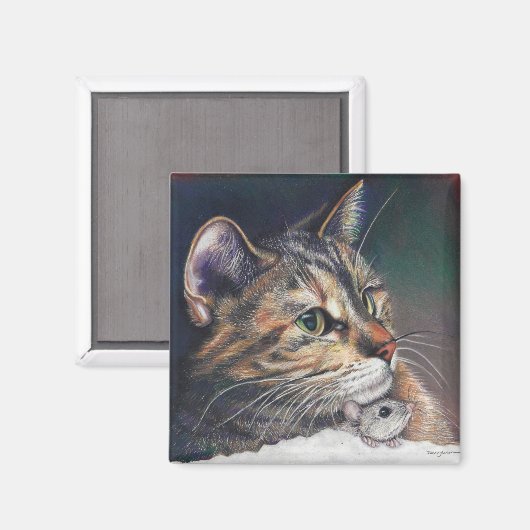 aimant chat et souris (Recto/Verso)