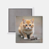 Aimant Chat et Souris (Recto/Verso)