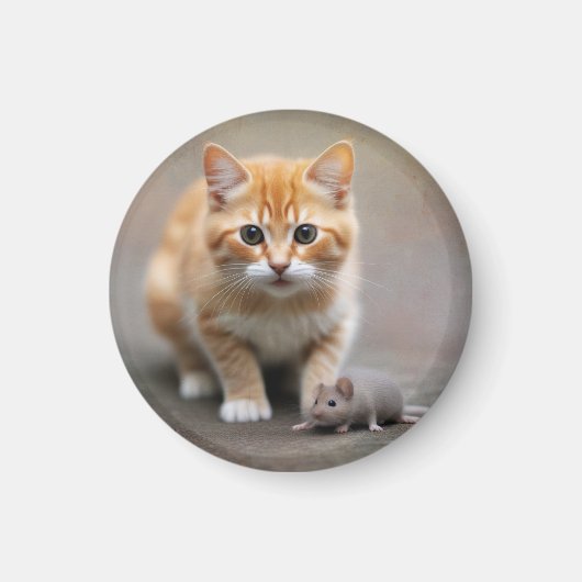 Aimant Chat et Souris (Devant)