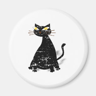 Aimant Chat gras noir désossé