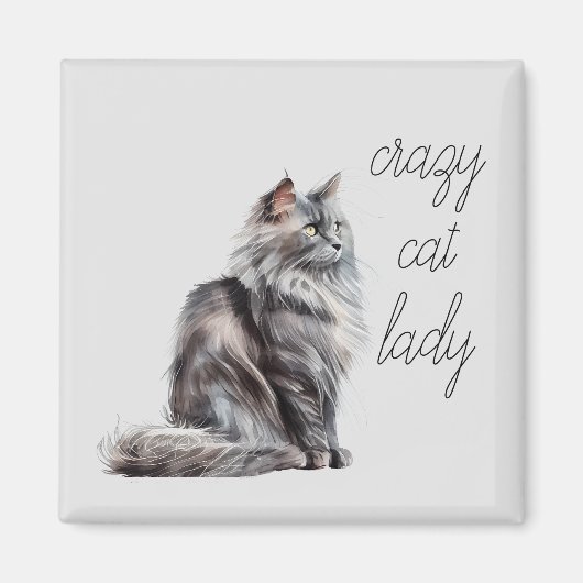 Aimant Chat gris (Devant)