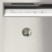 Aimant Chat Gris 1 (In Situ (Lave-vaisselle))