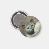 Aimant Chat Gris 1 (Recto/Verso)