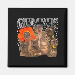 Aimant Chat Gumbus Drôle Chat Gumbus Mignon Animal Chaton