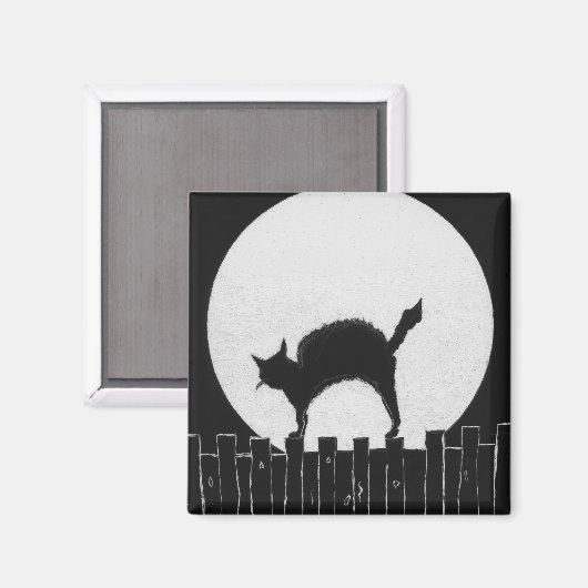 AIMANT CHAT HALLOWEEN (Recto/Verso)