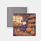 aimant chat halloween #2 (Recto/Verso)