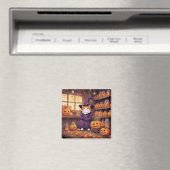 aimant chat halloween #2 (In Situ (Lave-vaisselle))