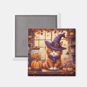 aimant chat halloween #4 (Recto/Verso)