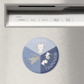 Aimant Chat Kitten Animaux de compagnie Lave-vaisselle Ai (In Situ (Lave-vaisselle))