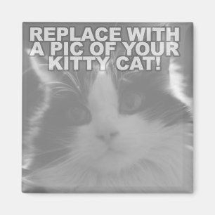 Aimant Chat Kitty personnalisé