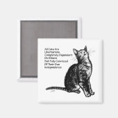 Aimant Chat libertarien (Recto/Verso)