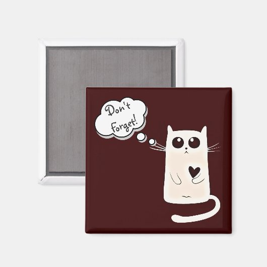 Aimant Chat Lonely Hearts (Recto/Verso)