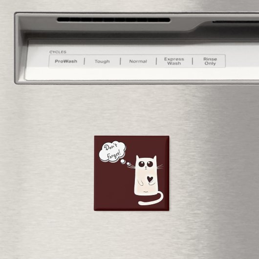 Aimant Chat Lonely Hearts (In Situ (Lave-vaisselle))