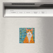 Aimant Chat Marmalade (In Situ (Lave-vaisselle))