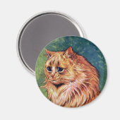 Aimant Chat Marmalade aux yeux bleus (Recto/Verso)