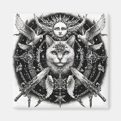 Aimant "Chat Mystique" (Devant)