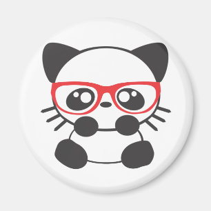 Aimant Chat nerd