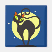 Aimant Chat noir (Devant)