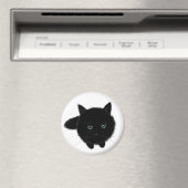 Aimant Chat noir (In Situ (Lave-vaisselle))