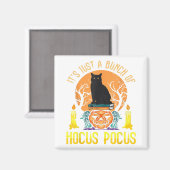 Aimant Chat noir de Pocus Hocus (Recto/Verso)