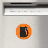 Aimant Chat noir Halloween mignon (In Situ (Lave-vaisselle))