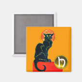 AIMANT CHAT NOIR HALLOWEEN PARTY GEM MONOGRAM (Recto/Verso)