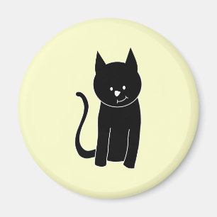 Aimant Chat noir mignon