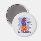 Aimant Chat noir uniquement (Recto/Verso)