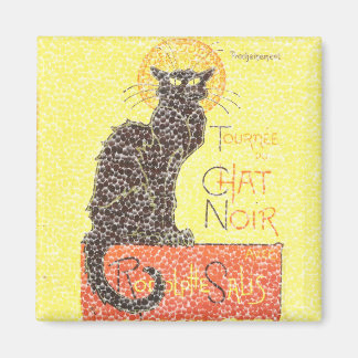 Aimant Chat noir Vintage