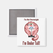 Aimant Chat : Pas De Surpoids (Recto/Verso)