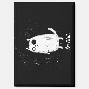 Aimant Chat Pirate – Art Minimal et Drôle de Chat