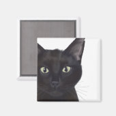 Aimant Chat, Portrait de Gus (Recto/Verso)