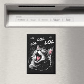 Aimant Chat qui rit MDR (In Situ (Lave-vaisselle))