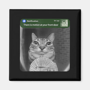 Aimant Chat qui sonne avec mème de mouvement