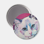 Aimant Chat Ragdoll (Recto/Verso)