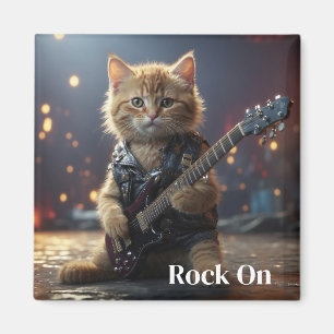 Aimant Chat Rocker