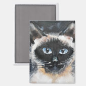Aimant chat siamois (Recto/Verso)