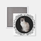 Aimant Chat siamois (Recto/Verso)