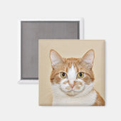 Aimant Chat souriant (Recto/Verso)