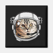 Aimant Chat spatial (Devant)