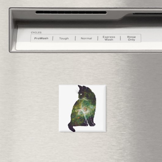 Aimant Chat spatial (In Situ (Lave-vaisselle))