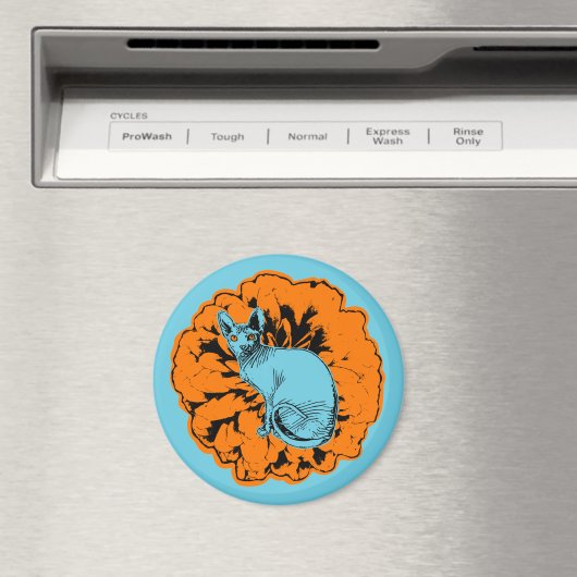 Aimant Chat Sphynx (In Situ (Lave-vaisselle))