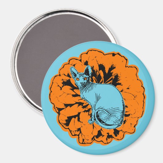 Aimant Chat Sphynx (Recto/Verso)