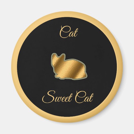 Aimant Chat sucré (Devant)