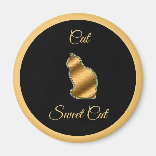 Aimant Chat sucré (Devant)